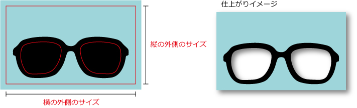 型抜きカードのサイズ